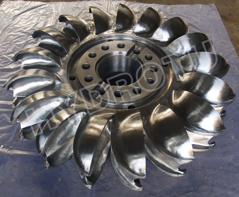 Coureur hydraulique de turbine de Pelton avec la commande numérique par ordinateur de forge usinant pour le projet principal élevé d'hydroélectricité