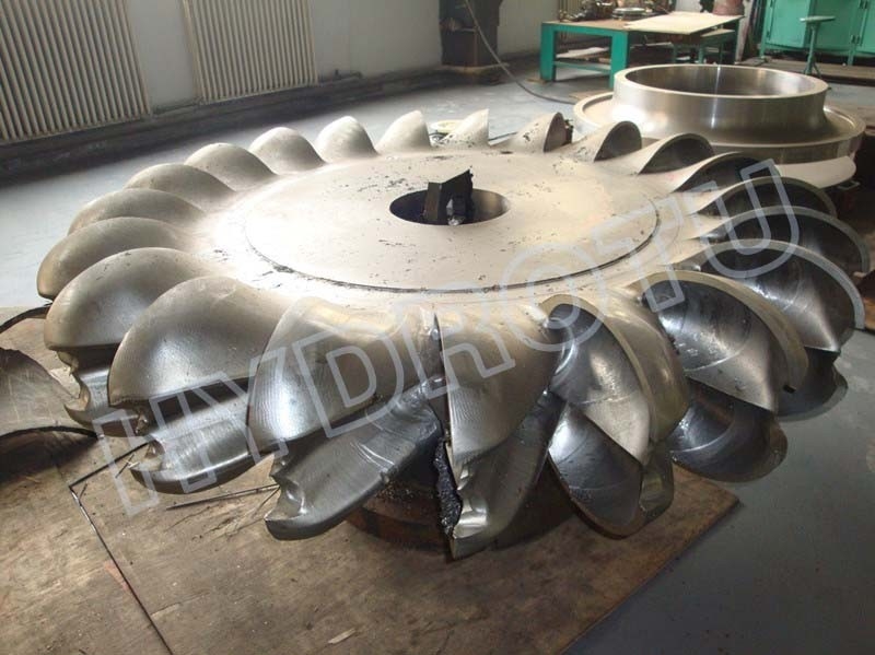 Coureur hydraulique de turbine de Pelton avec la commande numérique par ordinateur de forge usinant pour le projet principal élevé d'hydroélectricité