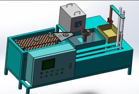 Équipement d'outil de durcissement d'induction de la FCC 100KW 10-50khz de la CE avec le contrôle de PLC